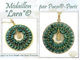 Lipsi par Puca Paris, Matte Collection, Czech Glass 7x4MM, 40 Beads