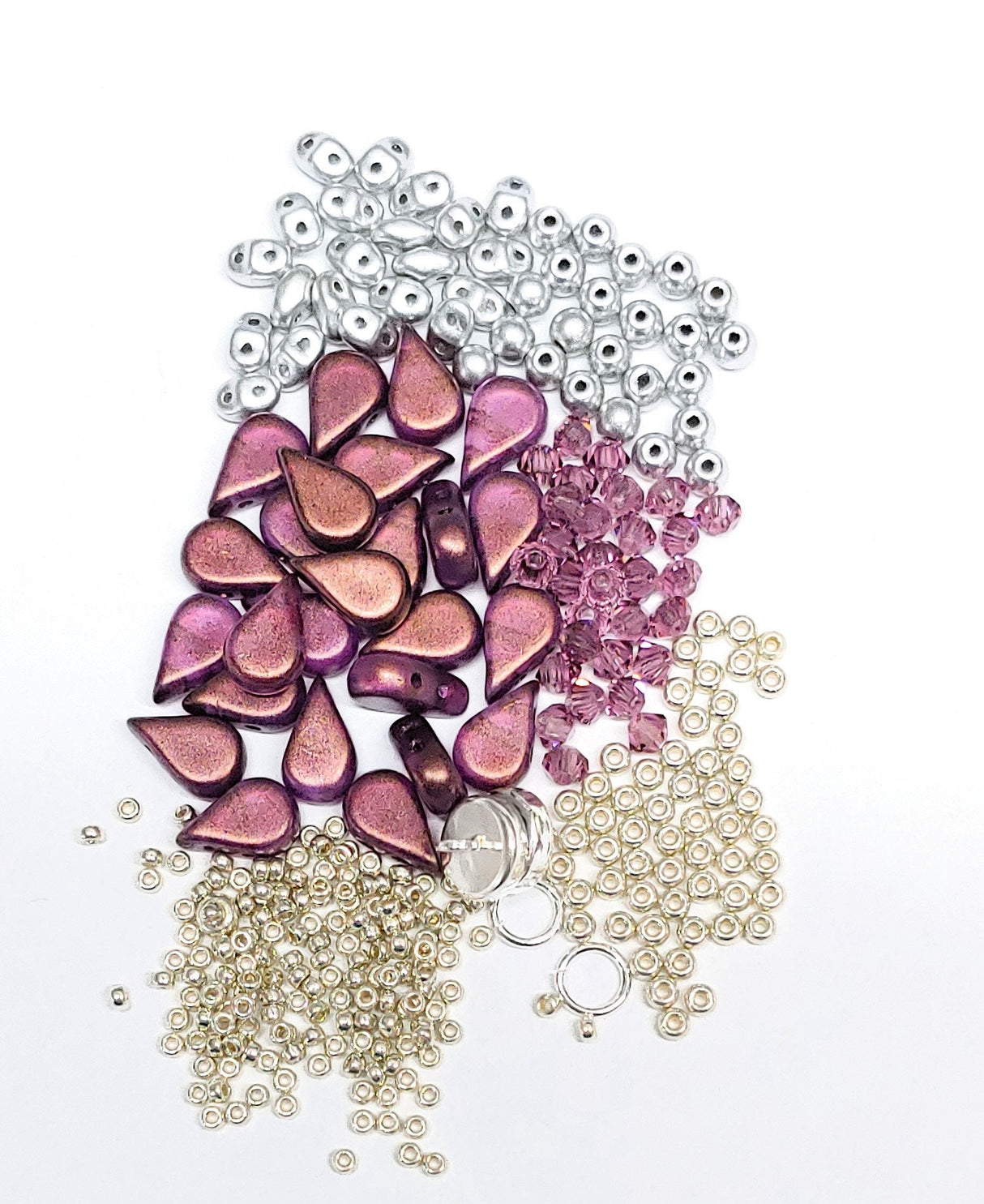 India Bracelet Kit-Amos par Puca beads. Pattern will be mailed with kit purchase, see Description for more details