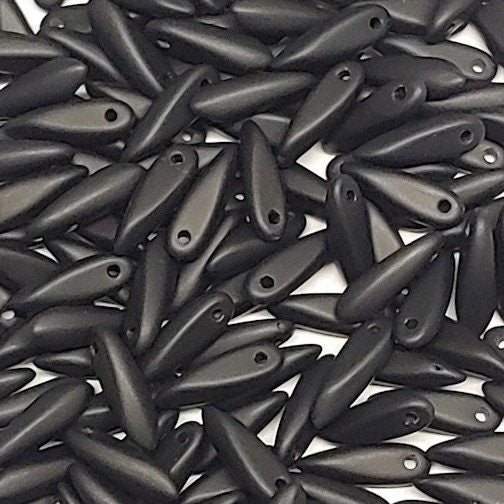 Dagger Bead, Czech Glass 3X11MM, 25 Beads-4 Color Choices