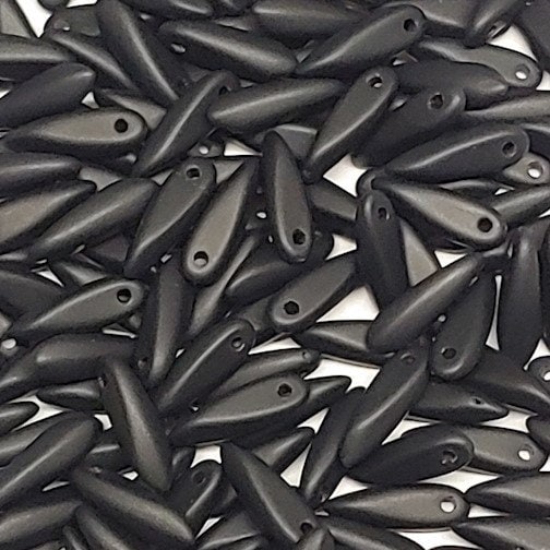 Dagger Bead, Czech Glass 3X11MM, 25 Beads-4 Color Choices