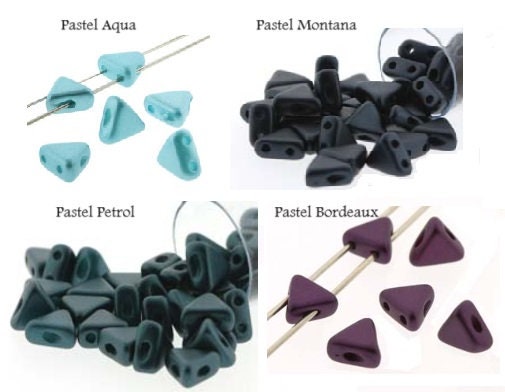 Kheops® par Puca 2 Hole Czech Glass 6mm, 30 beads-Choose a color - 12 colors