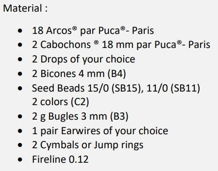 Bo Marthe Earring Pattern