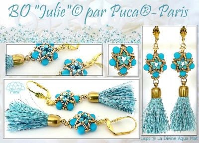 Lipsi par Puca Paris, La Divine Collection, Czech Glass 7x4MM, 5 Grams