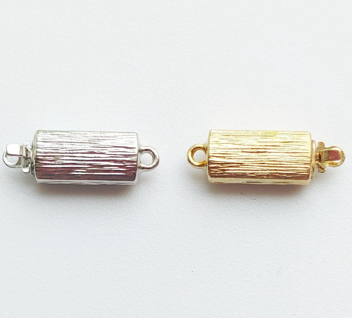 Clasp 1-Strand, Silver Plate or Gold Plated Rectangle Clasp, 12 x 6 MM Quantity 1