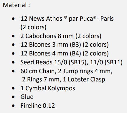 Flower Duo Pendant Pattern