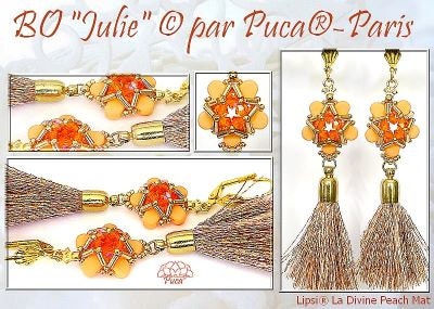 Lipsi par Puca Paris, La Divine Collection, Czech Glass 7x4MM, 5 Grams