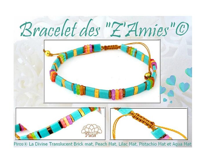 Piros par Puca Paris, La Divine Translucent Matte Collection, 2x5 mm Czech glass, 5 Grams