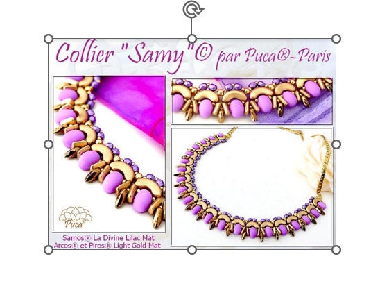 Samos par Puca Paris, La Divine Collection, 5x7 mm Czech glass, 25 Beads