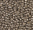 8/0 Duracoat Galvanized Miyuki Glass Seed Bead, Pewter, D4222