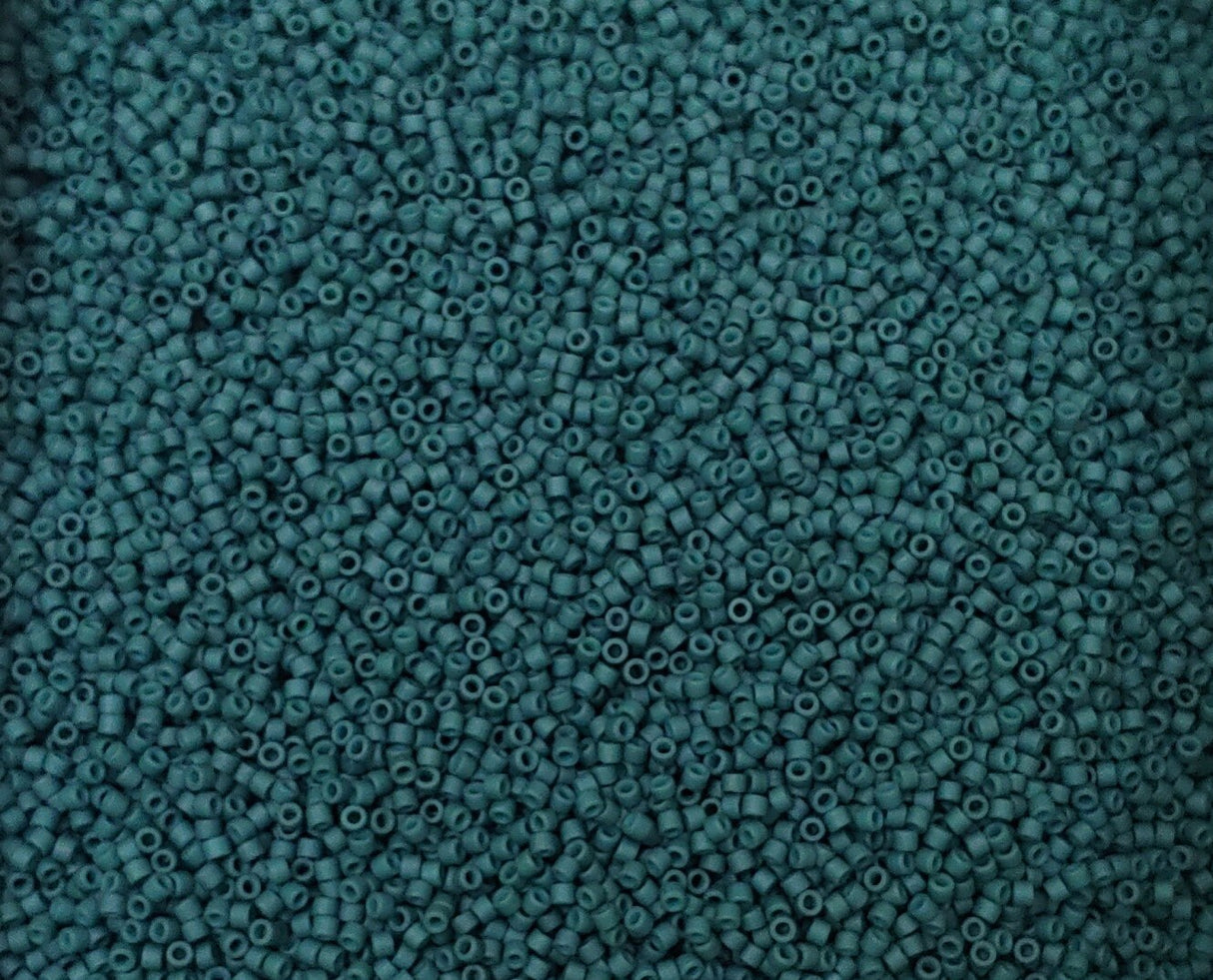 Delica, 11/0 Matte Eucalyptus, DB2407 Miyuki Delica-5 grams