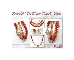 Kos® Par Puca® Opaque White Nebula, 2 Hole Czech Glass 6x3mm, 03000-15001- 10 grams