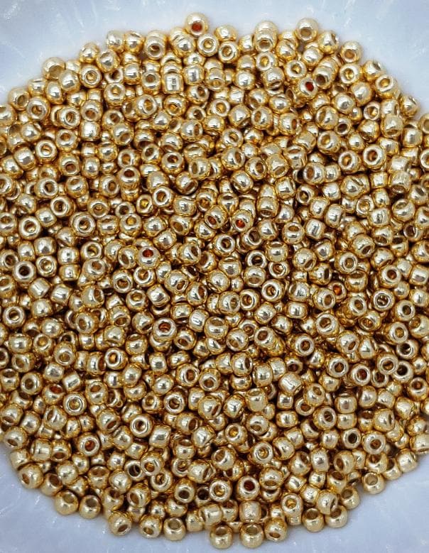 8/0 Galvanized Starlight, Permafinish Toho Seed Bead, PF557