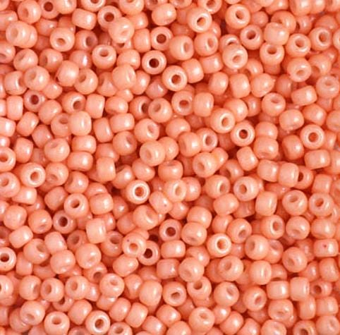8/0 Duracoat Opaque Tea Rose, Miyuki Seed Bead, 4461-10 grams