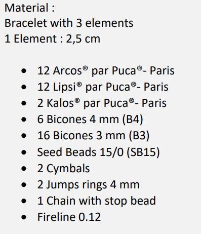 Marceau Bracelet Pattern