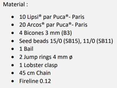 Marta Pendant Pattern - DO NOT BUY- Sent free by email-Free with par Puca bead purchase, Read the description below for details