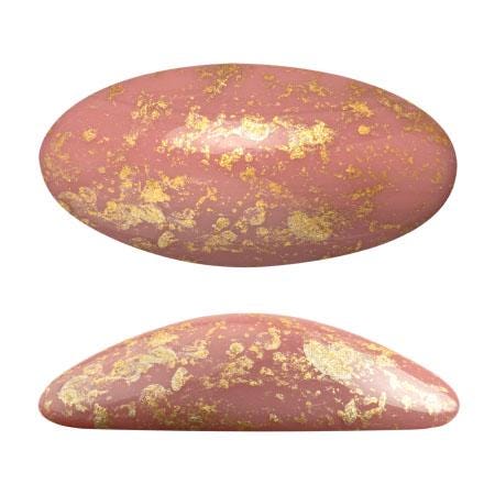 Athos Oval Cabochon - Splash Coating, 20x10MM Czech Glass, Qty 2 beads per color, Choose a Color