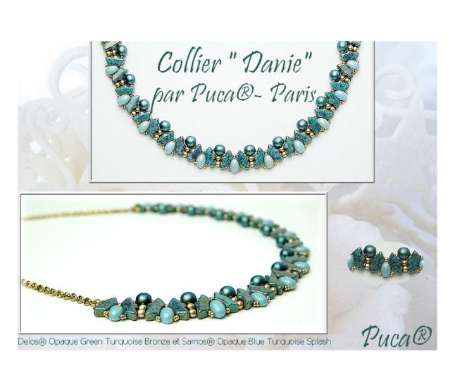Danie Necklace Pattern - DO NOT BUY- Sent free by email-Free with par Puca bead purchase, Read the description below for details