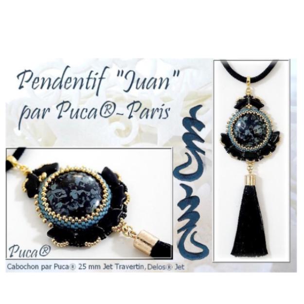 Juan Pendant Pattern - DO NOT BUY- Sent free by email-Free with par Puca bead purchase, Read the description below for details