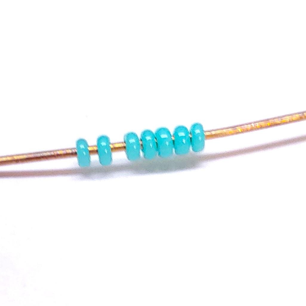 11/0 Demi Round Turquoise, Toho Bead 2.2mm, 55-5 grams
