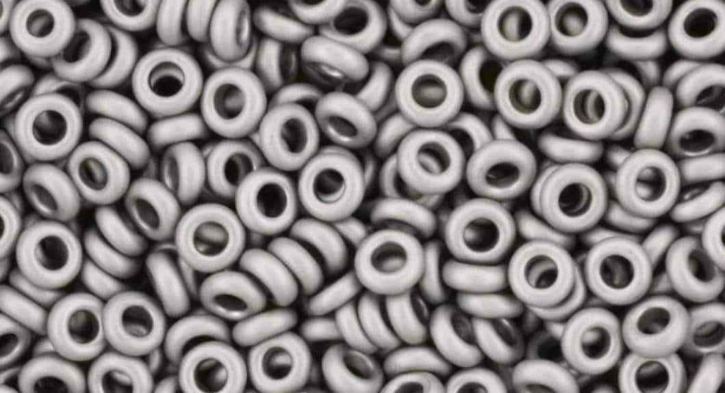 8/0 Demi Round Metallic Frosted Antique Silver, Toho Bead 3mm, 566-5 grams