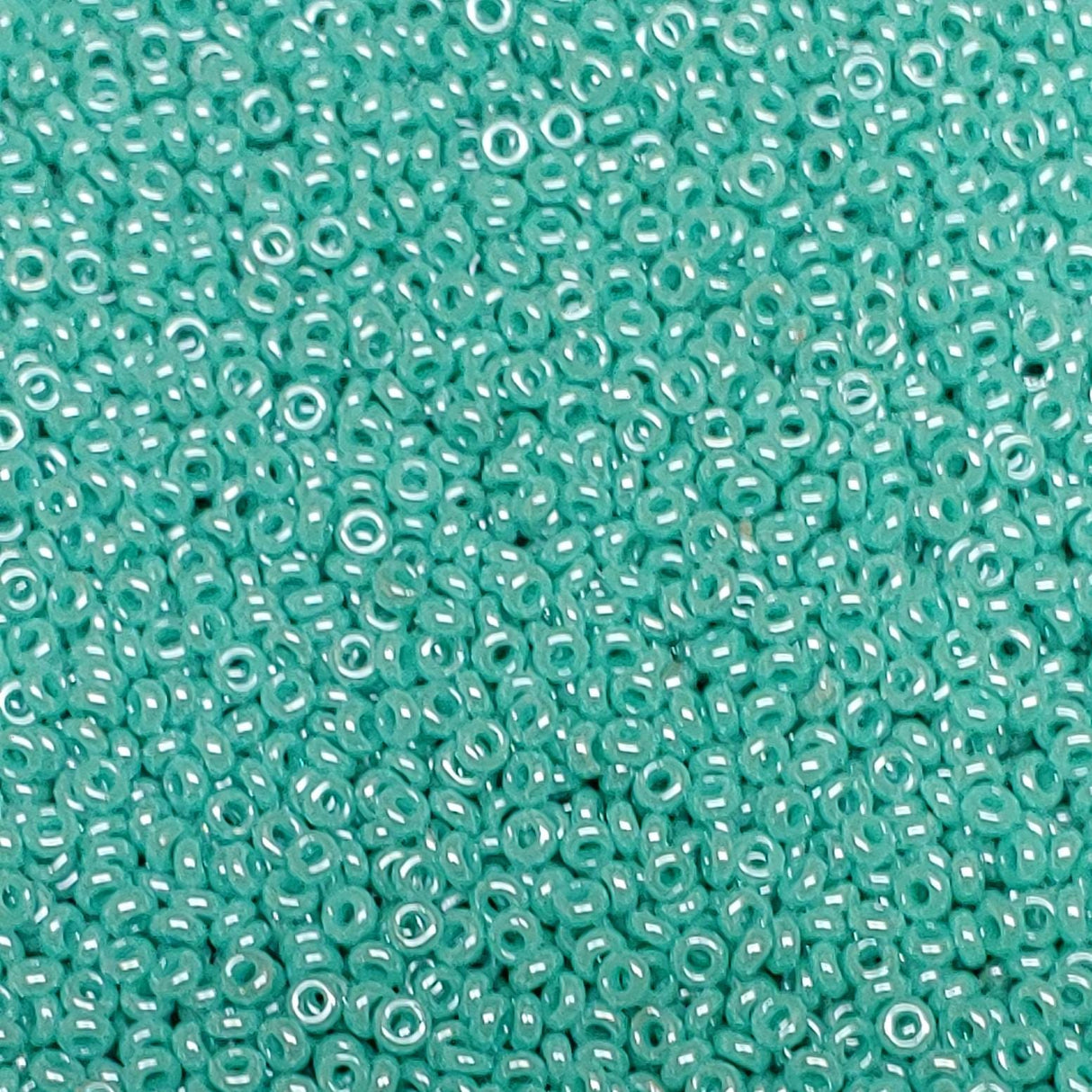 11/0 Demi Round Opaque Turquoise Luster, Toho Bead 2.2mm, 132-5 grams