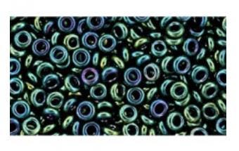 11/0 Demi Round Higher Metallic Junebug, Toho Bead 2.2mm, 506-5 grams