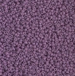 15/0 Duracoat Opaque Dark Orchid, Miyuki size Seed Bead, 15-4489