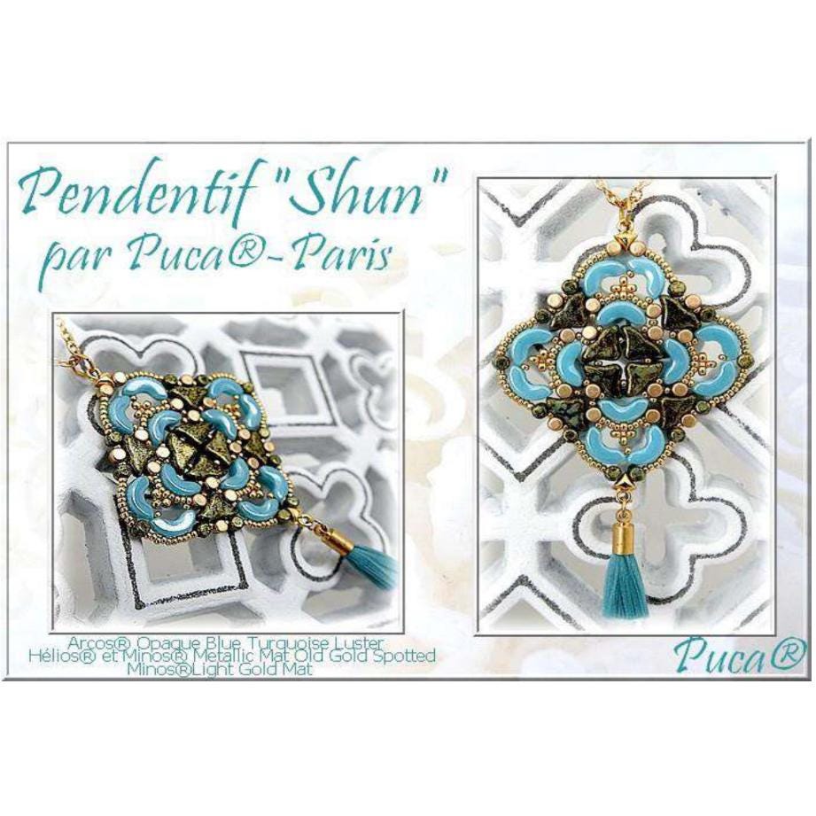 Shun Earring Pattern - DO NOT BUY- Sent free by email-Free with par Puca bead purchase, Read the description below for details