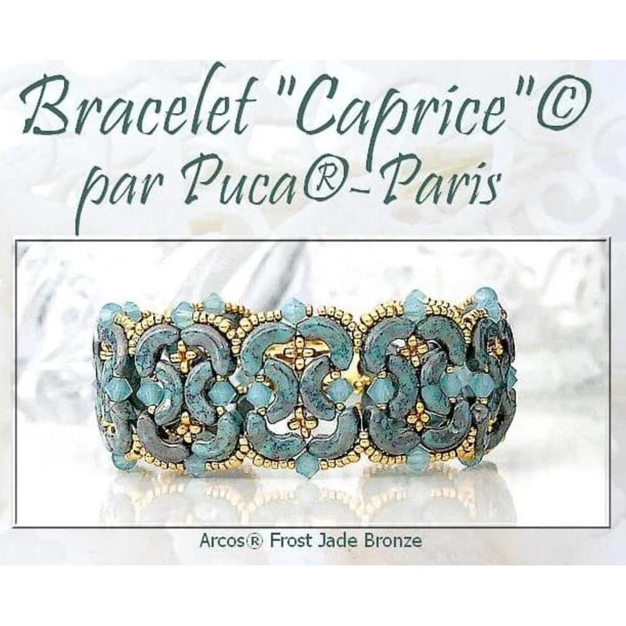 Caprice Bracelet Pattern -DO NOT BUY- Sent free by email-Free with par Puca bead purchase, Read the description below for details