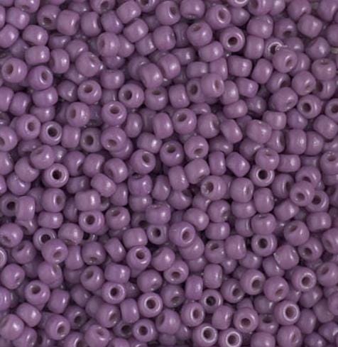 8/0 Duracoat Opaque Dark Orchid, Miyuki Seed Bead, 8-4489