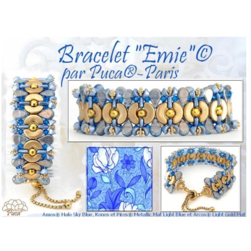 Emie Bracelet Pattern - DO NOT BUY- Sent free by email-Free with par Puca bead purchase, Read the description below for details