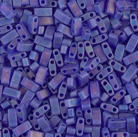 Half Tila Matte Transparent Cobalt AB, HTL-151FR Miyuki, 5 grams