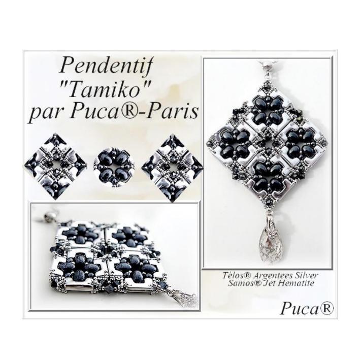 Tamiko Pendant Pattern - DO NOT BUY- Sent free by email-Free with par Puca bead purchase, Read the description below for details