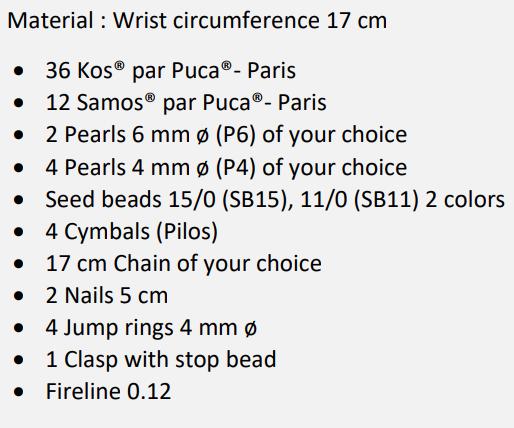 Gloria Bracelet Pattern