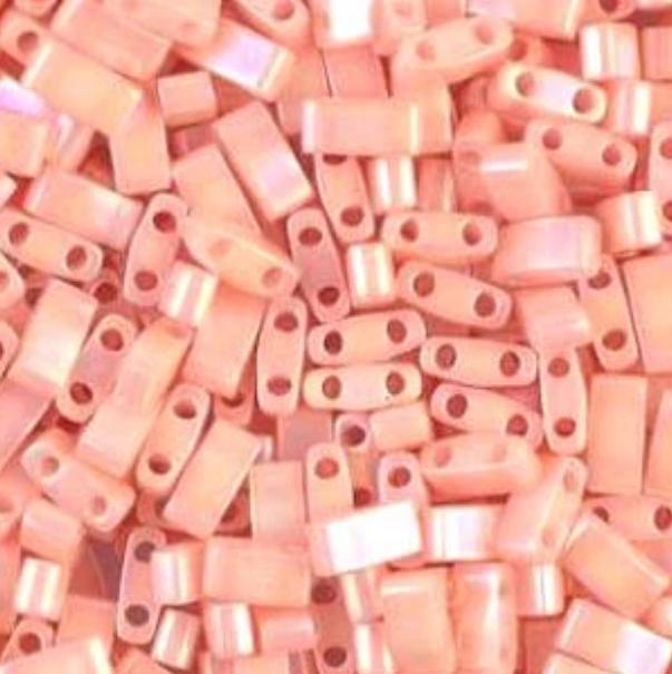 Half Tila Opaque Tea Rose Luster, HTL-596, Miyuki, 5 grams