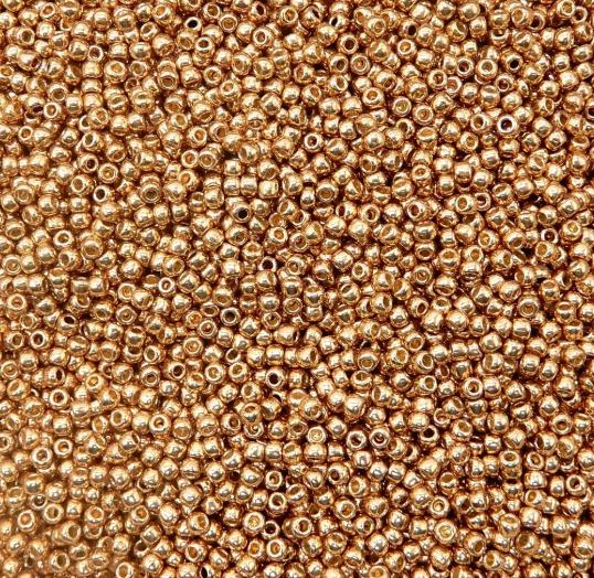11/0 Toho Champagne Permafinish, color PF592 Round Seed Bead 10 grams