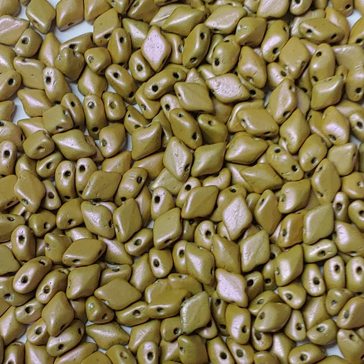 GemDuo Alucolour Beige, 2-Hole Matubo Czech beads 8x5mm,00030-33410, 50 beads