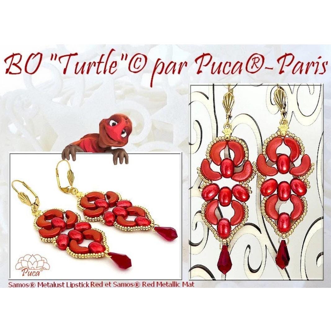 Bo Turtle Earring Pattern