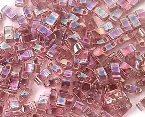 Half Tila Transparent Amethyst AB, HTL256, Miyuki, 5 grams