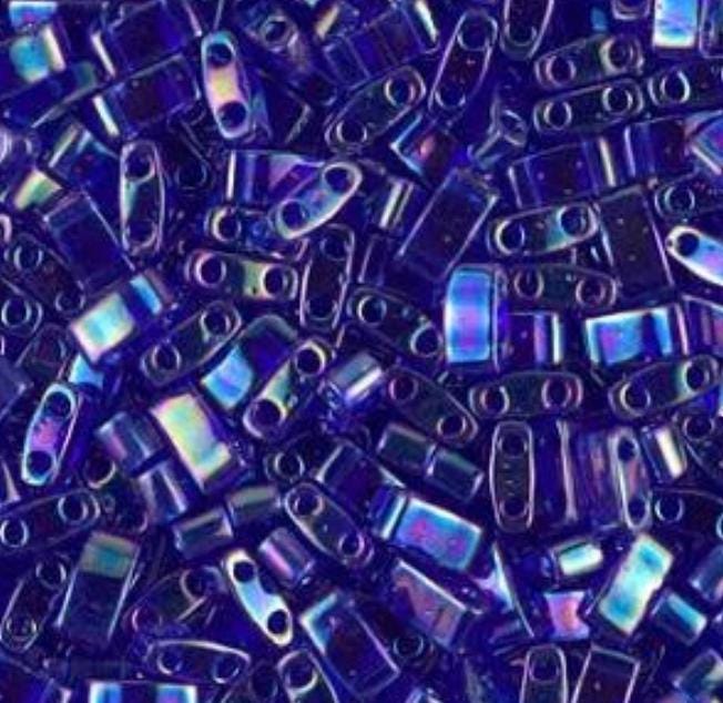 Half Tila Transparent Cobalt AB, HTL-177, Miyuki, 5 grams