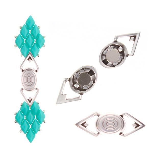 Cymbal Gyalos GemDuo Magnetic Clasp, 013090, Choose your color and quantity-1 piece