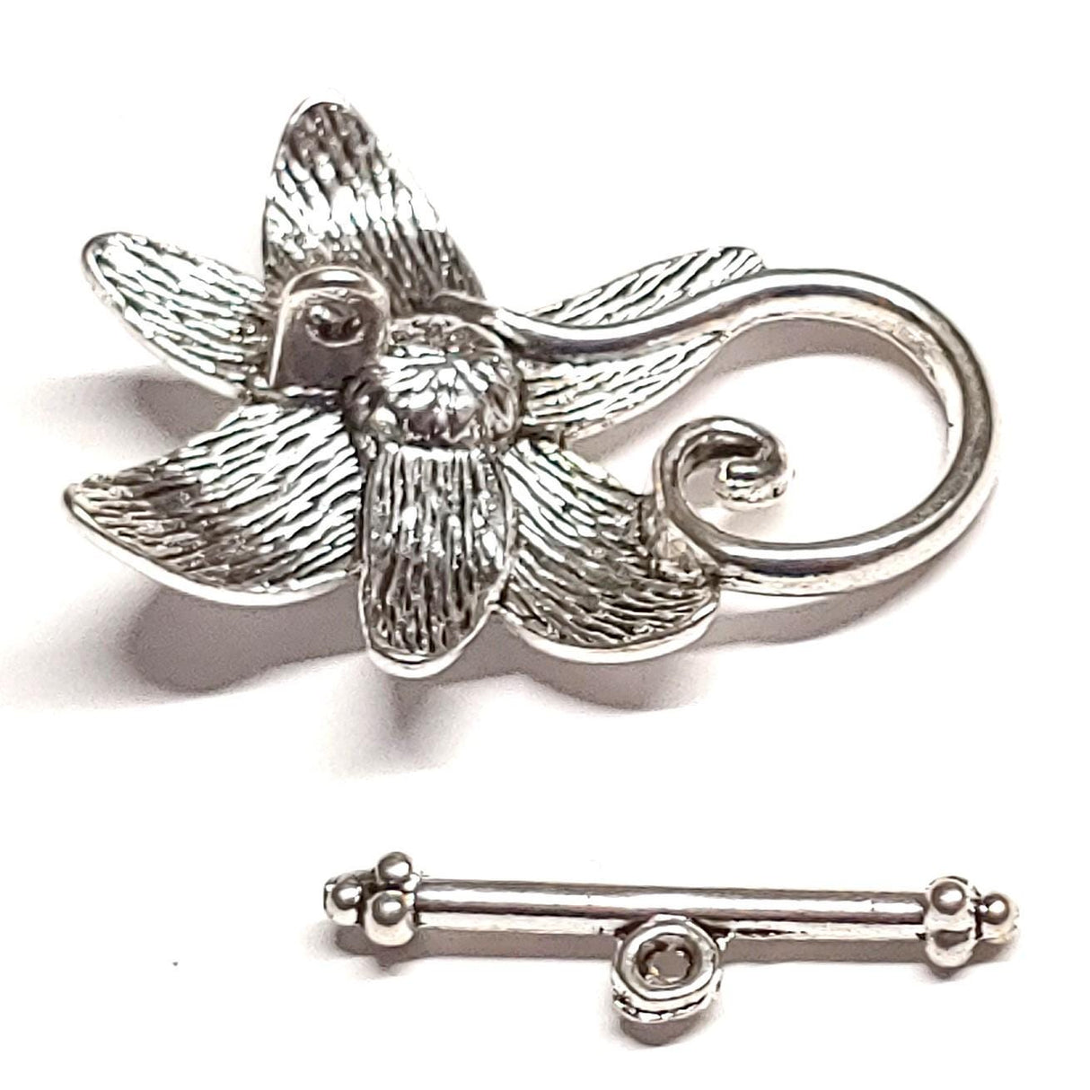 Toggle Clasp, Flower 30x22mm, 1-Strand Clasp-Quantity 1