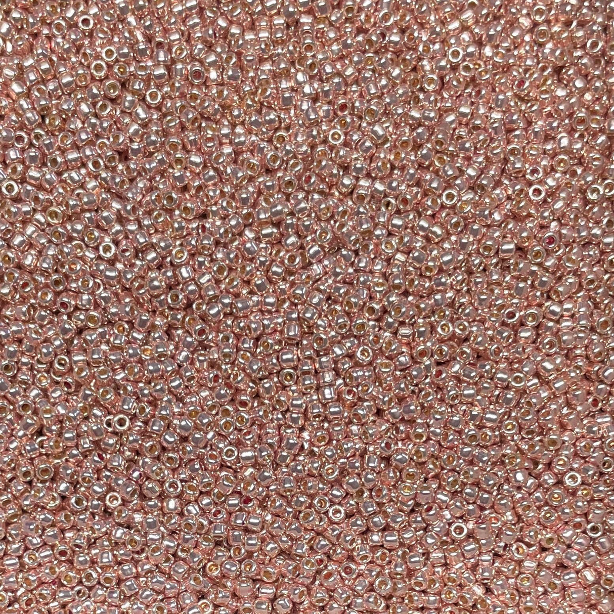 11/0 Sweet Blush Galvanized, Permafinish Toho Seed Bead, PF552