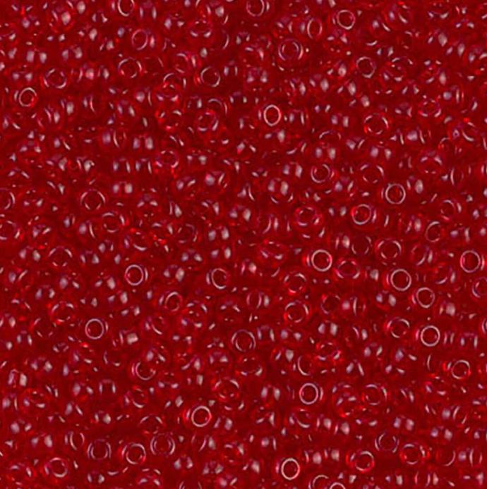 11-141 Transparent Ruby, Miyuki Seed Bead 11/0