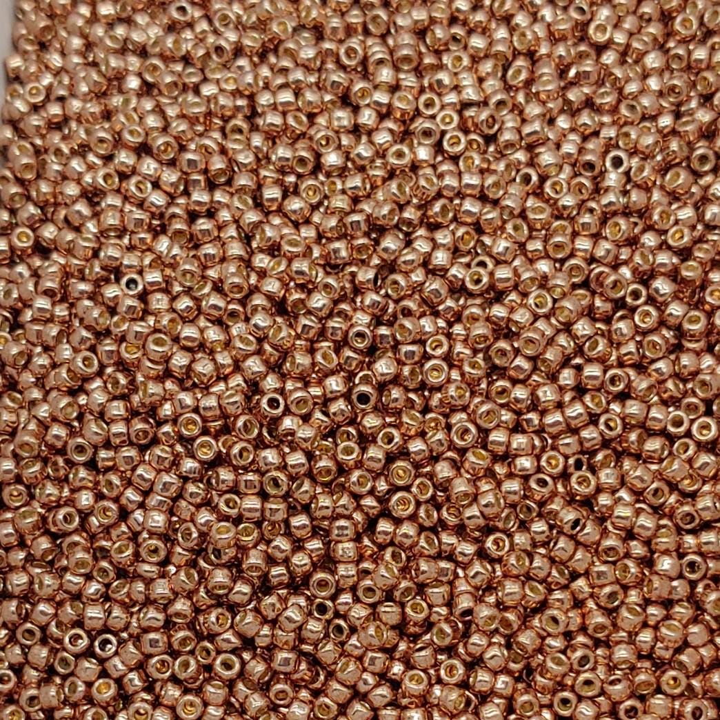 11/0 Toho Copper Rose Permafinish, PF593 Round Seed Bead