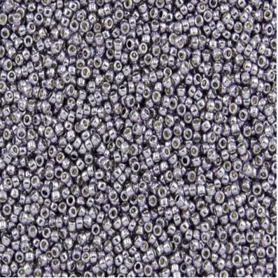11/0 Light Amethyst Metallic, Permafinish Toho Seed Bead, PF568