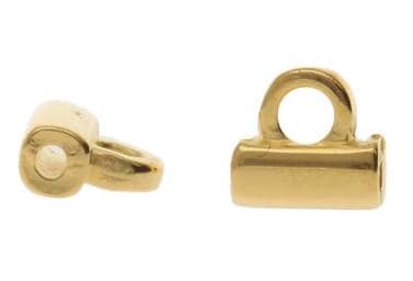 Cymbal Soros Tila Bead Ending, 012230, 4 pieces or 20 pieces