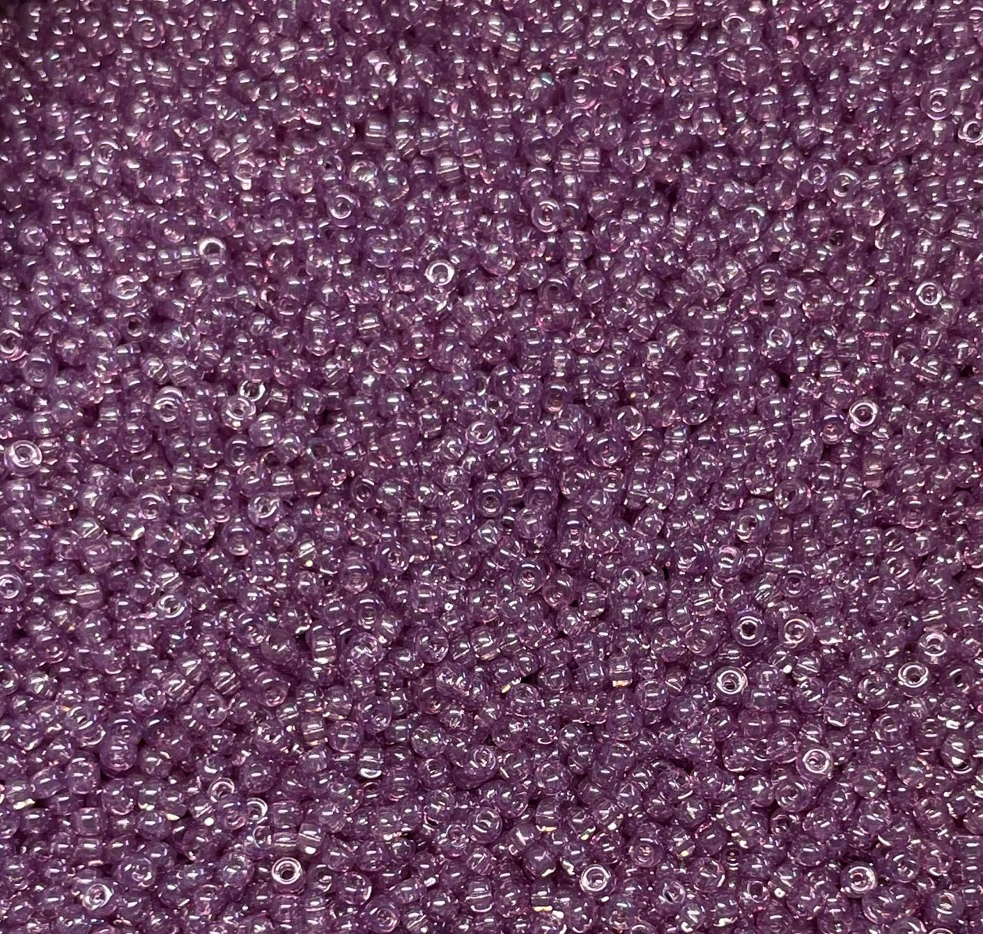 11/0 Light Amethyst Gold Luster Miyuki Glass Seed Beads, 316-10 grams