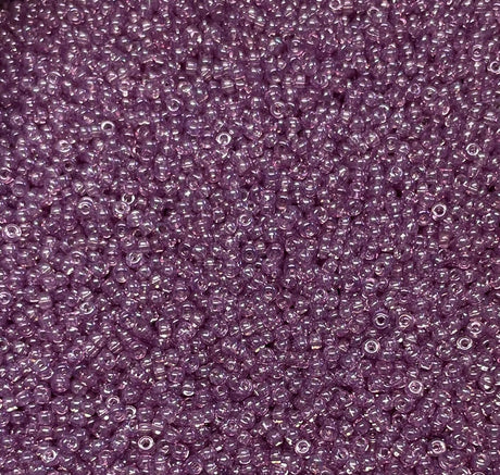 11/0 Light Amethyst Gold Luster Miyuki Glass Seed Beads, 316-10 grams