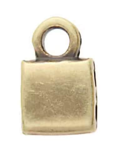 Cymbal Piperi Tila Bead Ending, 012359 choose a color, 4 pieces